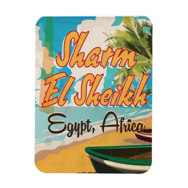Sharm El Sheikh - Egypt vintage reseaffisch Magnet (Vertikal)