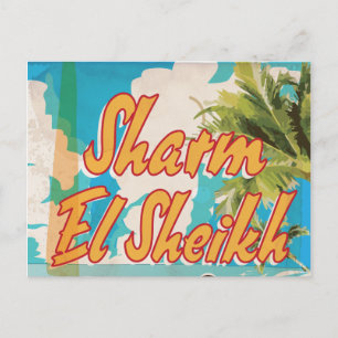 Sharm El Sheikh - Egypten vintage resor-postkort Vykort