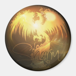 Sharm Phoenix Round Magnet