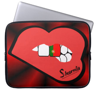 Sharnias läpparPortugal laptop sleeve (den röda