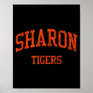 Sharon high school hs sharon pa vintage sport poster
