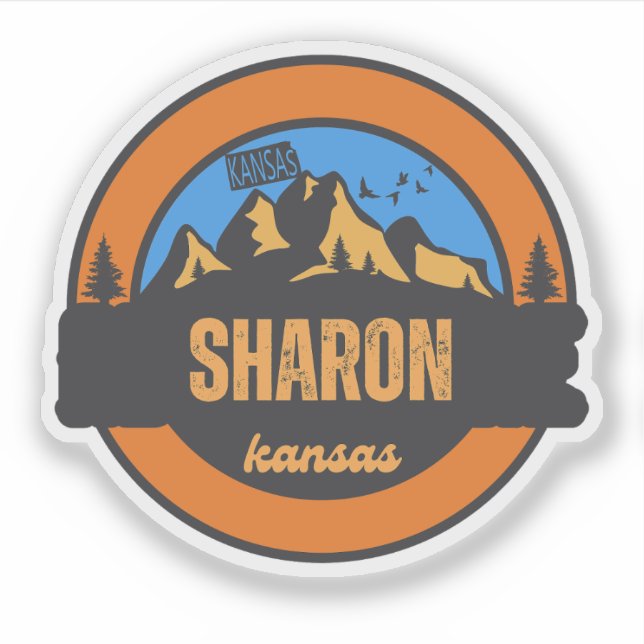 Sharon, Kansas Klistermärken (Framsida)