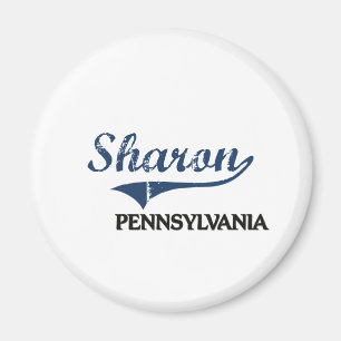 Sharon Pennsylvania stadsklassiker Magnet