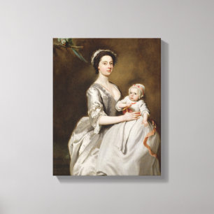 Sharpe and Child, 1731 (oil on canvas) Canvastryck