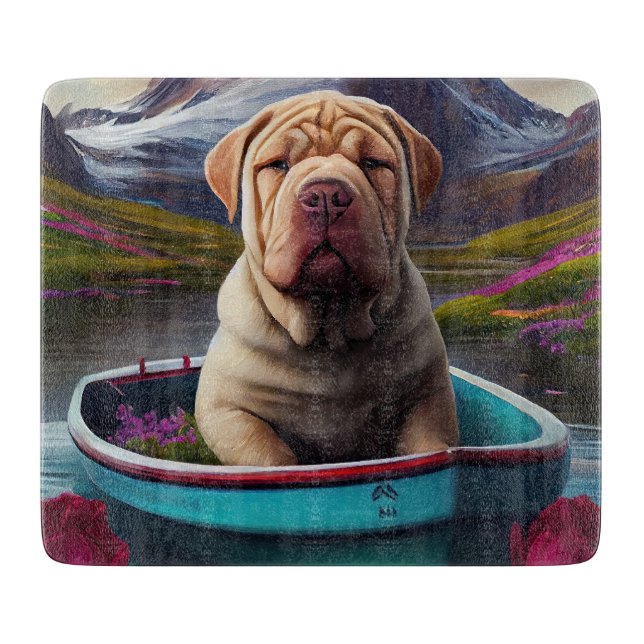 Sharpei på en åra: Ett naturskönt äventyr (Framsidan)