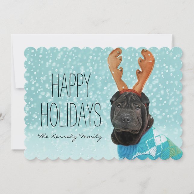 Sharpei ren julkort (Framsida)