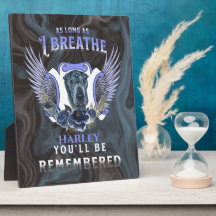 Sharpei Så Långt Jag Andas Minnesplakett