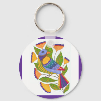 Sharpie Marker Bird Keychain Nyckelring