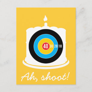 Sharpshooters 40:e födelsedag - inbjudan till Dart
