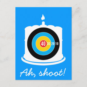 Sharpshooter'sens 40th födelsedag - uppsätta som inbjudningar