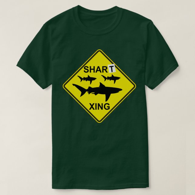 Shart Xing för arbetskaholics T Shirt (Design framsida)