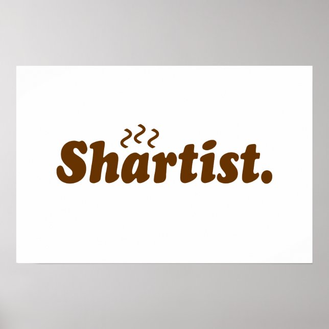Shartist. Affisch (Framsidan)