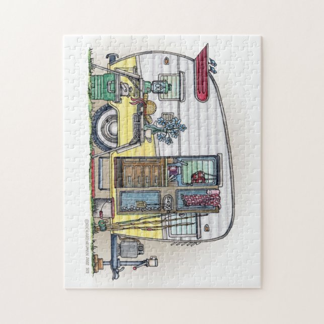 Shasta camparesläp RV Pussel (Vertikal)