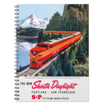 Shasta dagsljusPortland San Francisco affisch