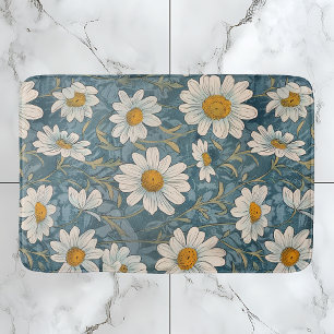 Shasta Daisy Art nouveau Badrumsmatta