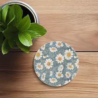 Shasta Daisy Art nouveau Underlägg