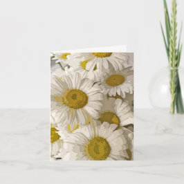 Shasta Daisy Blank Notecard Kort
