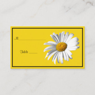 Shasta Daisy - särskilt Occupation Place-kort Placeringskort