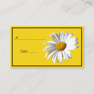 Shasta Daisy - särskilt Occupation Place-kort Placeringskort