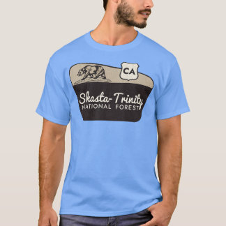 Shasta Trinity National Forest California Välkomme T Shirt