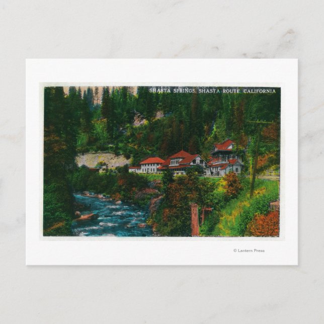Shasta Vår på Shasta RouteShasta, CA Vykort (Framsida)
