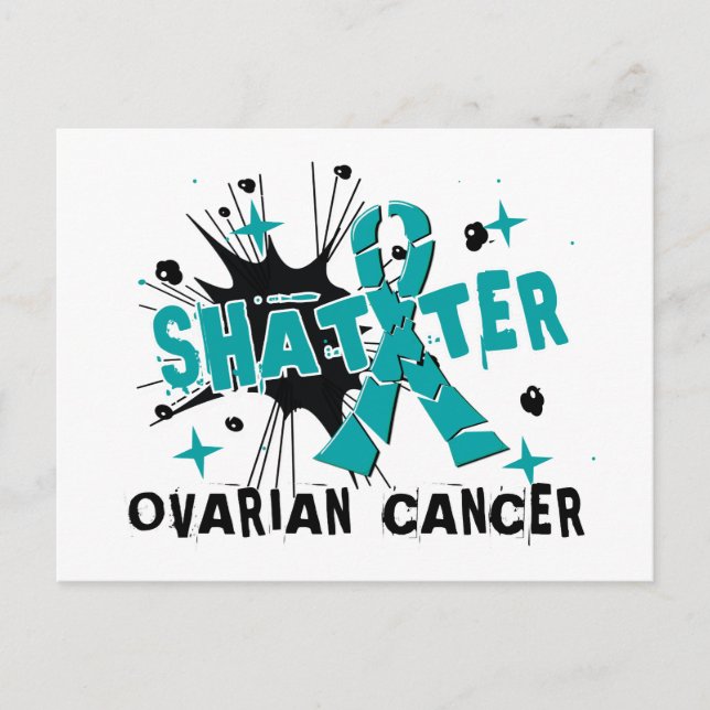 Shatter Ovarian Cancer Vykort (Framsida)