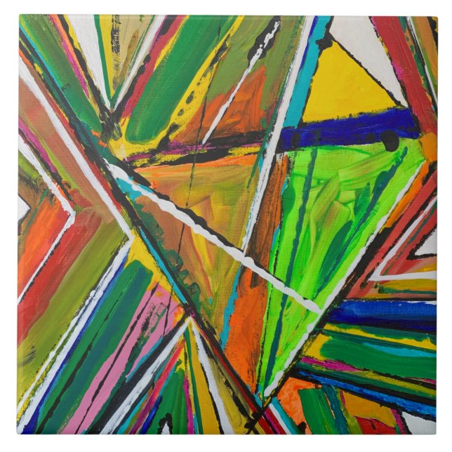 Shattered 6 x 6 Keramisk Kakel (Framsidan)