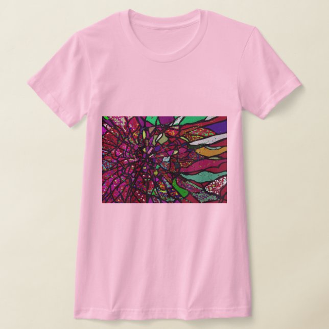 Shattered Blomma T Shirt (Laydown)