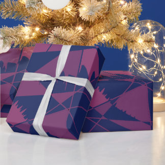 Shattered Blue Red  Presentpapper