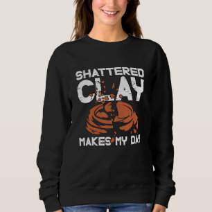 Shattered Clay gör Sporting Clays Trap Shoot Cla T Shirt