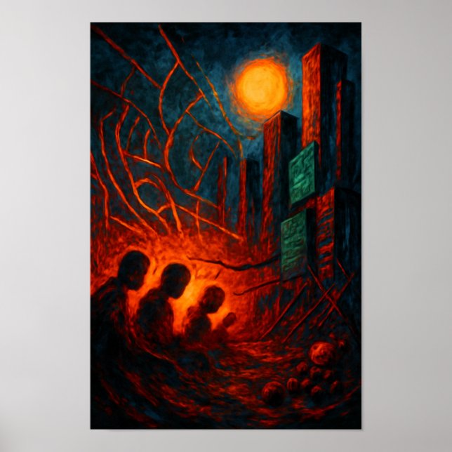 Shattered Eden: The Cruelty of Tomorrow Poster (Framsidan)