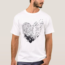 Shattered Heart T Shirt