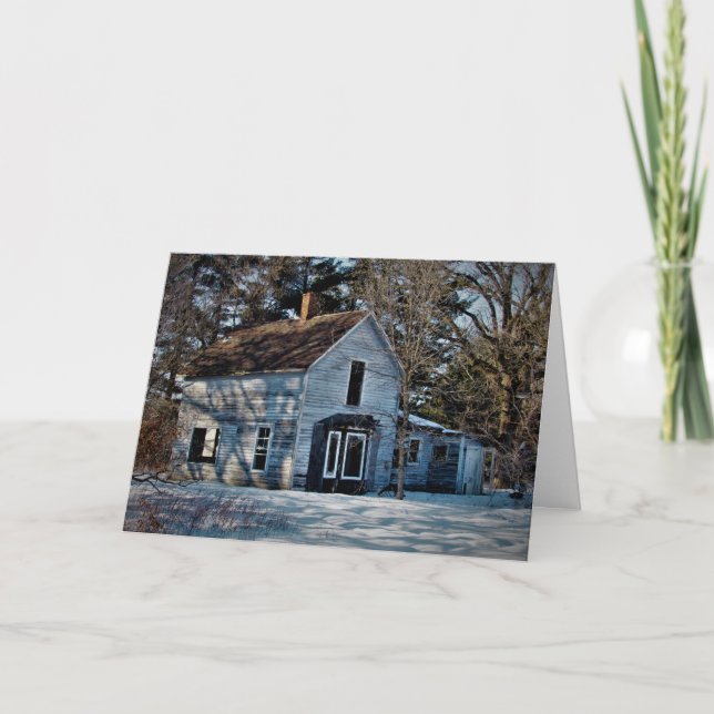 "Shattered Past" Julkort Kort (Framsida)