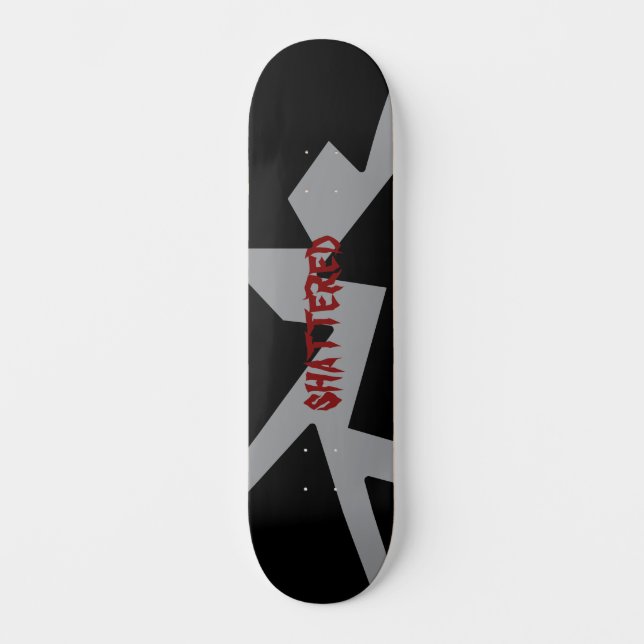 shattered skate deck (Framsida)