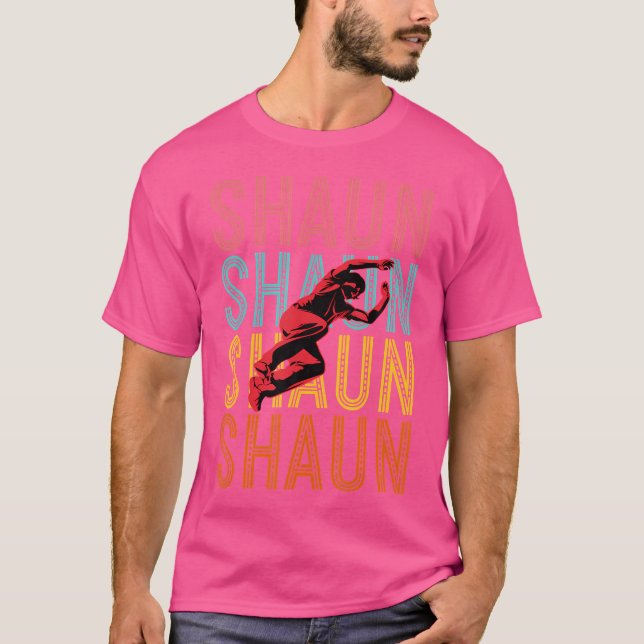 Shaun Anpassad Parkour Hobbyist T Shirt (Framsida)