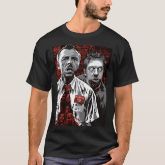Shaun Ofhe Dead vän retro T Shirt