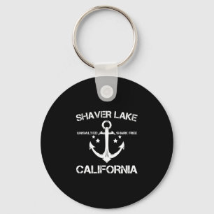 Shaver lake kalifornien rolig fiske camping nyckelring