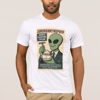 Shaving Cream Roswell Utomjordingars Retro T Shirt