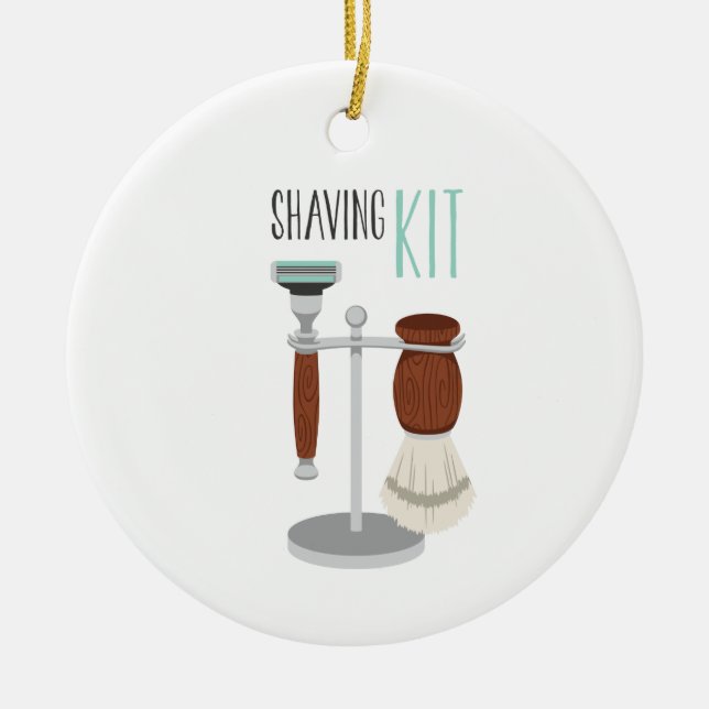 Shaving Kit Julgransprydnad Keramik (Framsidan)