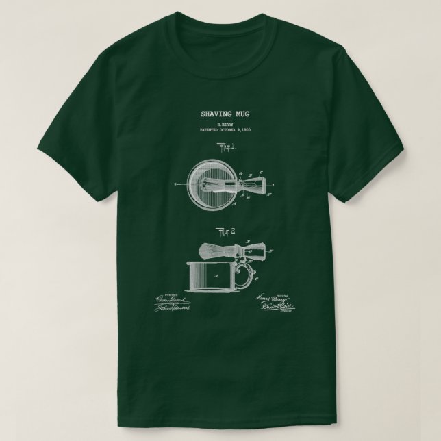 Shaving Mugg T Shirt (Design framsida)
