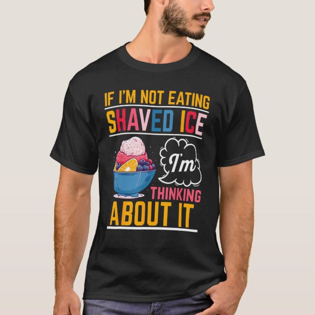 Shavis t shirt Funny Hawaiian Shave Ice Cream (Framsida)