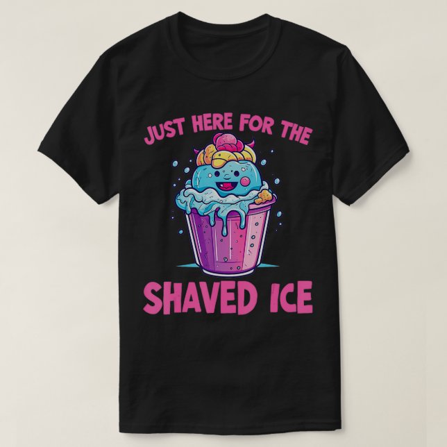 Shavisen Funny Hawaiian Shave Ice Snö Cone T Shirt (Design framsida)