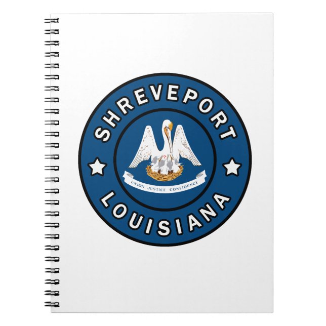 Shavslöjport Louisiana Anteckningsbok (Framsidan)