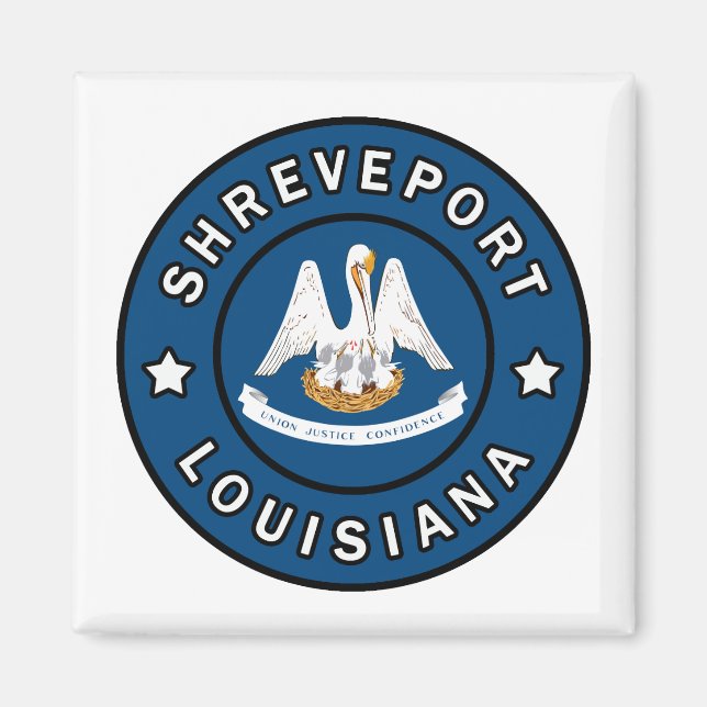Shavslöjport Louisiana Magnet (Framsidan)
