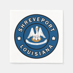 Shavslöjport Louisiana Pappersservett