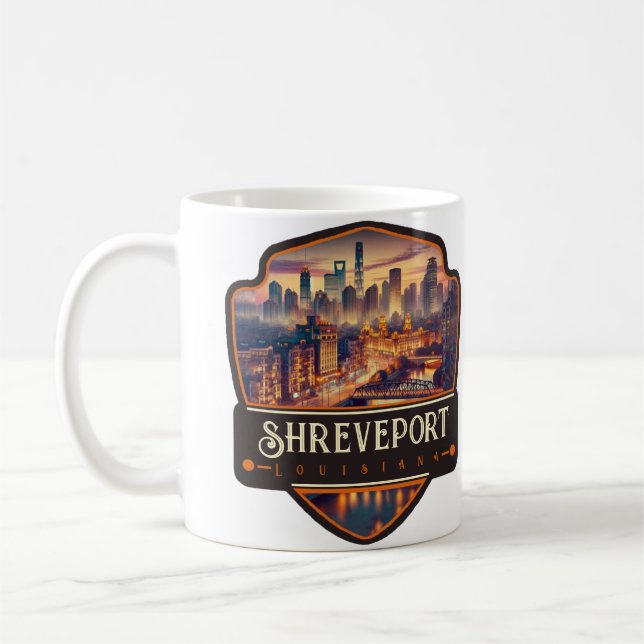 Shavslöjport, Louisiana | VINTAGE Kaffemugg (Vänster)