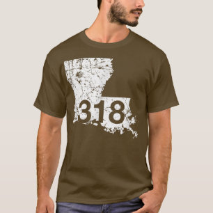 Shavslöjport Ruston Tallulah Area Code 318, Louisi T Shirt