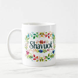 Shavuot - Colorful Shavuot Festival Firande Kaffemugg