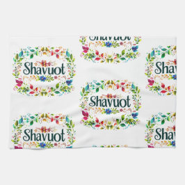 Shavuot - Colorful Shavuot Festival Firande Kökshandduk