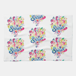 Shavuot - Colorful Shavuot Firande Kökshandduk